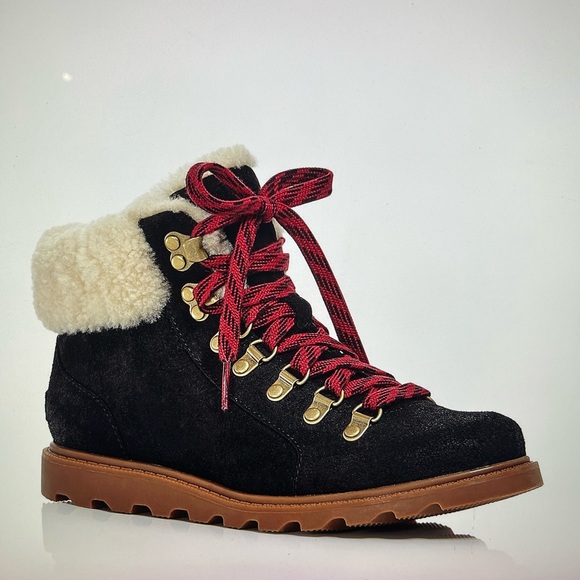 SOREL Ainsley Conquest Weatherproof Shearling Lined Cold Weather Boots - Picture 2 of 9
